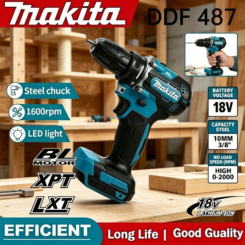 Makita DDF487 18V Brushless Co - Makita Drill Ddf484 recension och pris