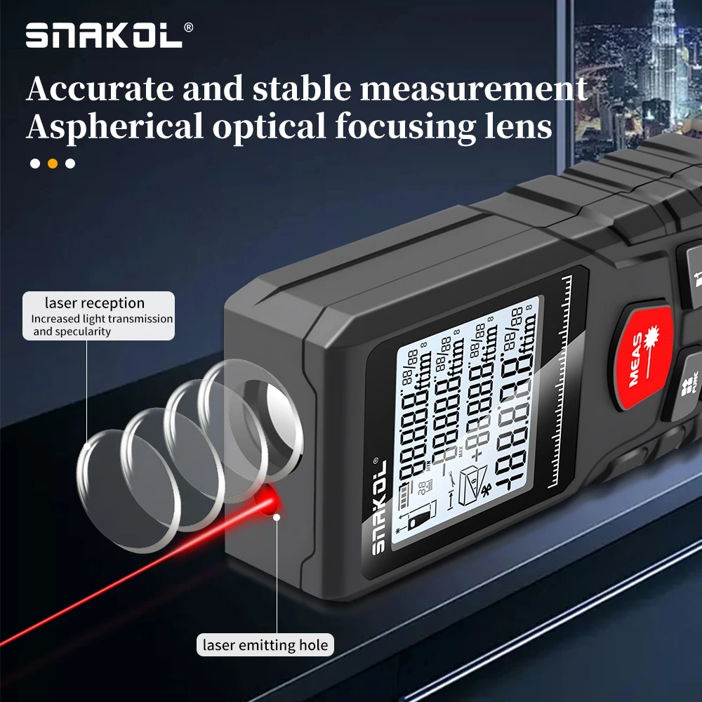 SNAKOL SK-120 Digital Laser Di - Stanley Tape 25Ft recension och pris