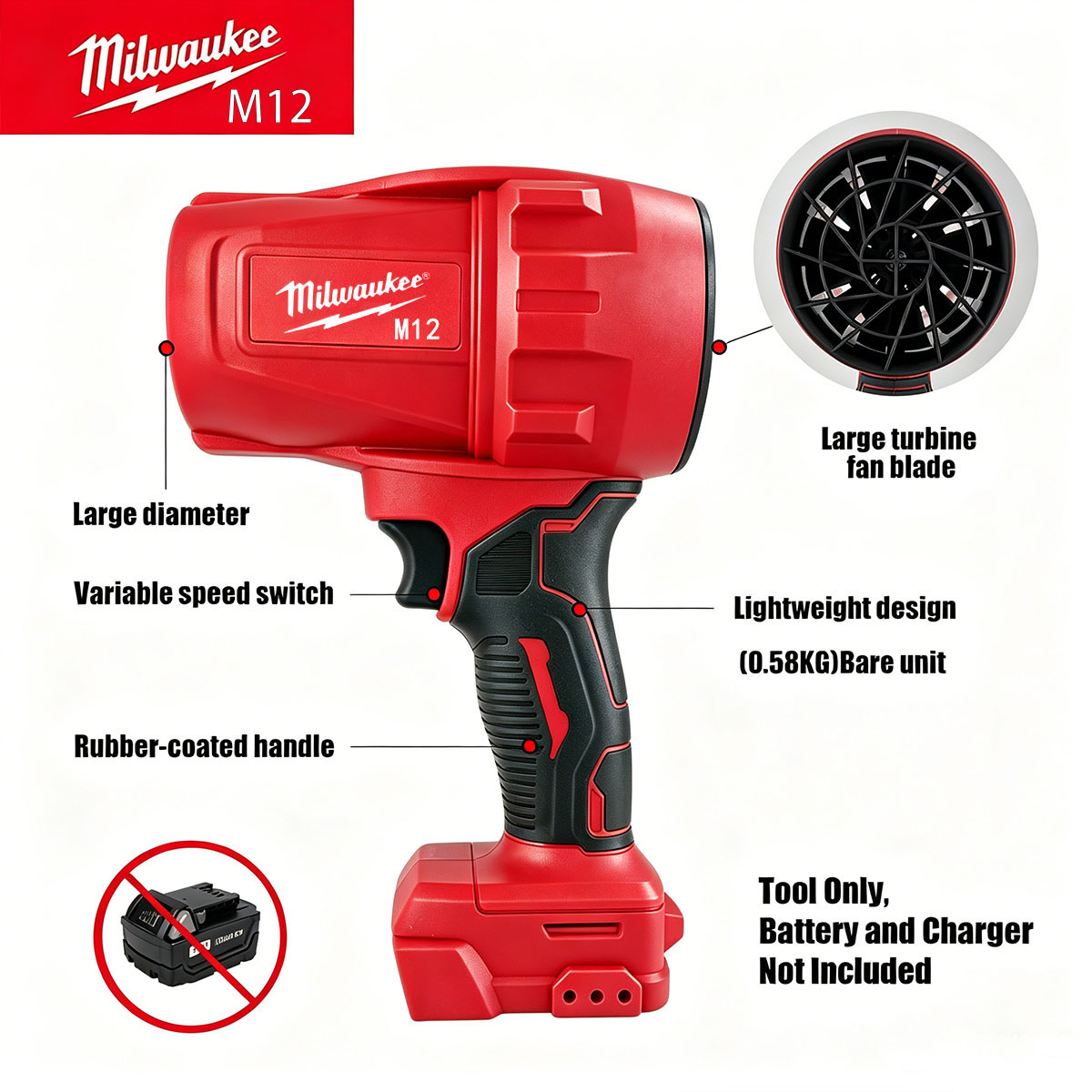 Milwaukee M12 Cordless Blower  - Milwaukee Drill M12 Fuel recension och pris